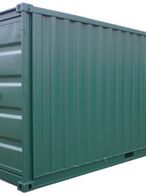 Wöffler Verkehrstechnik - Lagercontainer 20 Ft grün ohne Hintergrund