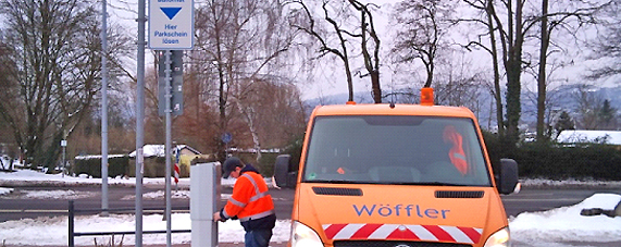 Wöffler Verkehrstechnik - Parkenscheinautomat Service